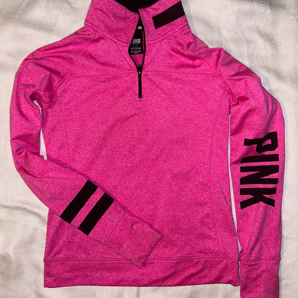 Victoria Secret PINK Quarter Zip Pullover Athletic